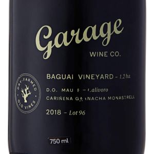 GARAGE WINE CO. BAGUAL VINEYARD CALIVORO CARIGNAN GARNACHA MONASTRELL LOTE #96GARRAFA