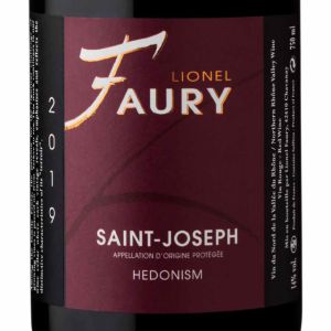LIONEL FAURY SAINT-JOSEPH HEDONISM AOC 2019