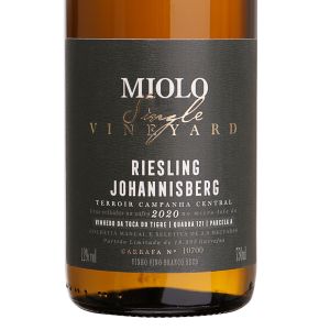 Miolo Single Vineyard Riesling Johannisberg 2020GARRAFA