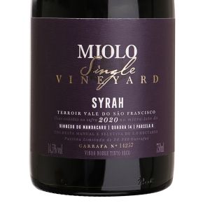 Miolo Single Vineyard Syrah 2020GARRAFA
