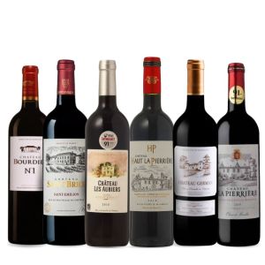 Kit Caixa Sexteto Grandes Bordeaux 90 a 95 Pontos